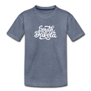 South Dakota Toddler T-Shirt - Hand Lettered South Dakota Toddler Tee - heather blue