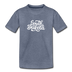 South Dakota Toddler T-Shirt - Hand Lettered South Dakota Toddler Tee - heather blue