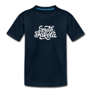 South Dakota Toddler T-Shirt - Hand Lettered South Dakota Toddler Tee - deep navy