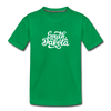 South Dakota Toddler T-Shirt - Hand Lettered South Dakota Toddler Tee - kelly green