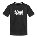 Utah Toddler T-Shirt - Hand Lettered Utah Toddler Tee - black