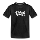 Utah Toddler T-Shirt - Hand Lettered Utah Toddler Tee - charcoal gray