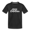 North Carolina Toddler T-Shirt - Hand Lettered North Carolina Toddler Tee - black