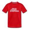 North Carolina Toddler T-Shirt - Hand Lettered North Carolina Toddler Tee - red