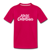 North Carolina Toddler T-Shirt - Hand Lettered North Carolina Toddler Tee - dark pink