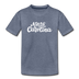 North Carolina Toddler T-Shirt - Hand Lettered North Carolina Toddler Tee - heather blue