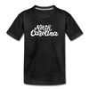 North Carolina Toddler T-Shirt - Hand Lettered North Carolina Toddler Tee - charcoal gray