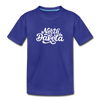 North Dakota Toddler T-Shirt - Hand Lettered North Dakota Toddler Tee - royal blue