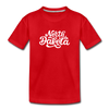 North Dakota Toddler T-Shirt - Hand Lettered North Dakota Toddler Tee - red