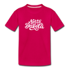 North Dakota Toddler T-Shirt - Hand Lettered North Dakota Toddler Tee - dark pink