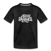 North Dakota Toddler T-Shirt - Hand Lettered North Dakota Toddler Tee - charcoal gray