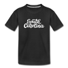 South Carolina Toddler T-Shirt - Hand Lettered South Carolina Toddler Tee - black