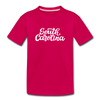 South Carolina Toddler T-Shirt - Hand Lettered South Carolina Toddler Tee - dark pink