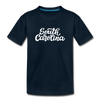 South Carolina Toddler T-Shirt - Hand Lettered South Carolina Toddler Tee - deep navy