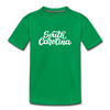 South Carolina Toddler T-Shirt - Hand Lettered South Carolina Toddler Tee - kelly green