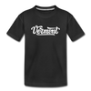 Vermont Toddler T-Shirt - Hand Lettered Vermont Toddler Tee - black