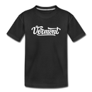 Vermont Toddler T-Shirt - Hand Lettered Vermont Toddler Tee - black