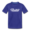 Vermont Toddler T-Shirt - Hand Lettered Vermont Toddler Tee - royal blue