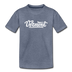 Vermont Toddler T-Shirt - Hand Lettered Vermont Toddler Tee - heather blue