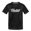 Vermont Toddler T-Shirt - Hand Lettered Vermont Toddler Tee - charcoal gray