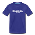 Washington Toddler T-Shirt - Hand Lettered Washington Toddler Tee - royal blue