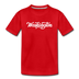 Washington Toddler T-Shirt - Hand Lettered Washington Toddler Tee - red