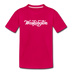 Washington Toddler T-Shirt - Hand Lettered Washington Toddler Tee - dark pink