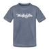 Washington Toddler T-Shirt - Hand Lettered Washington Toddler Tee - heather blue