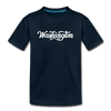 Washington Toddler T-Shirt - Hand Lettered Washington Toddler Tee - deep navy