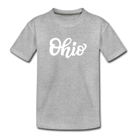 Ohio Toddler T-Shirt - Hand Lettered Ohio Toddler Tee