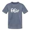 Ohio Toddler T-Shirt - Hand Lettered Ohio Toddler Tee