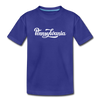 Pennsylvania Toddler T-Shirt - Hand Lettered Pennsylvania Toddler Tee