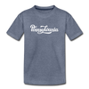 Pennsylvania Toddler T-Shirt - Hand Lettered Pennsylvania Toddler Tee