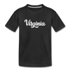 Virginia Toddler T-Shirt - Hand Lettered Virginia Toddler Tee - black