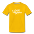 West Virginia Toddler T-Shirt - Hand Lettered West Virginia Toddler Tee - sun yellow