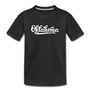 Oklahoma Toddler T-Shirt - Hand Lettered Oklahoma Toddler Tee - black