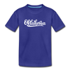 Oklahoma Toddler T-Shirt - Hand Lettered Oklahoma Toddler Tee - royal blue