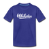 Oklahoma Toddler T-Shirt - Hand Lettered Oklahoma Toddler Tee - royal blue