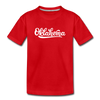 Oklahoma Toddler T-Shirt - Hand Lettered Oklahoma Toddler Tee - red