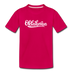 Oklahoma Toddler T-Shirt - Hand Lettered Oklahoma Toddler Tee - dark pink