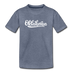 Oklahoma Toddler T-Shirt - Hand Lettered Oklahoma Toddler Tee - heather blue