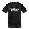 Oklahoma Toddler T-Shirt - Hand Lettered Oklahoma Toddler Tee - charcoal gray