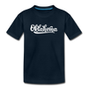 Oklahoma Toddler T-Shirt - Hand Lettered Oklahoma Toddler Tee - deep navy