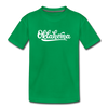 Oklahoma Toddler T-Shirt - Hand Lettered Oklahoma Toddler Tee - kelly green