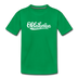 Oklahoma Toddler T-Shirt - Hand Lettered Oklahoma Toddler Tee - kelly green
