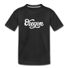 Oregon Toddler T-Shirt - Hand Lettered Oregon Toddler Tee - black