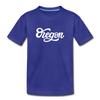 Oregon Toddler T-Shirt - Hand Lettered Oregon Toddler Tee - royal blue