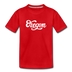 Oregon Toddler T-Shirt - Hand Lettered Oregon Toddler Tee - red