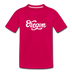 Oregon Toddler T-Shirt - Hand Lettered Oregon Toddler Tee - dark pink