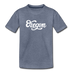 Oregon Toddler T-Shirt - Hand Lettered Oregon Toddler Tee - heather blue